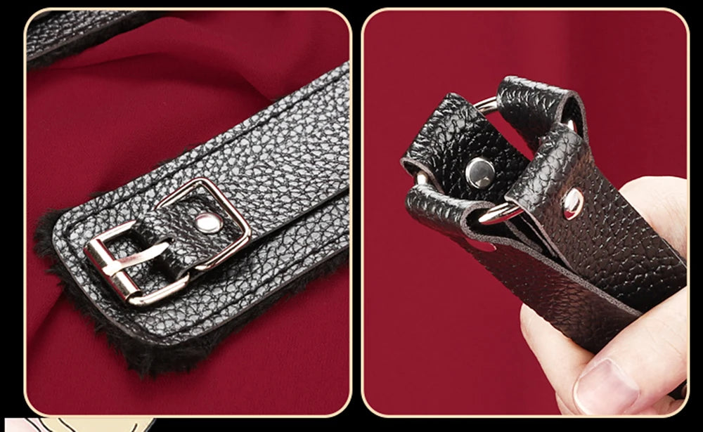 BDSM Bondage Restraint Kit 10 Pieces Drawstrings Collars Eye Masks Mouth Balls Whips Cotton Ropes Nipple Clamps Rope for Couple