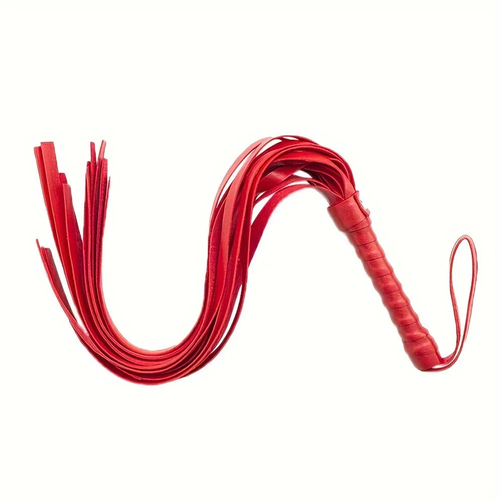 1pc Long Whip, SM Props Whip, Adult Games Flogger For Role-playing, Flirt Spanking Leather Whip, Sex Toys For Men Women Couple