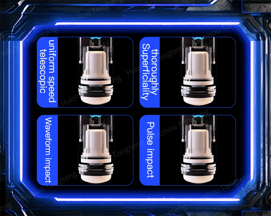 Male Masturbators Cup Penis Pump with Thrusting Sucking 3D Textured Sleeve Heating Blowjob Mens Sex Toy Pocket Pussy for Men