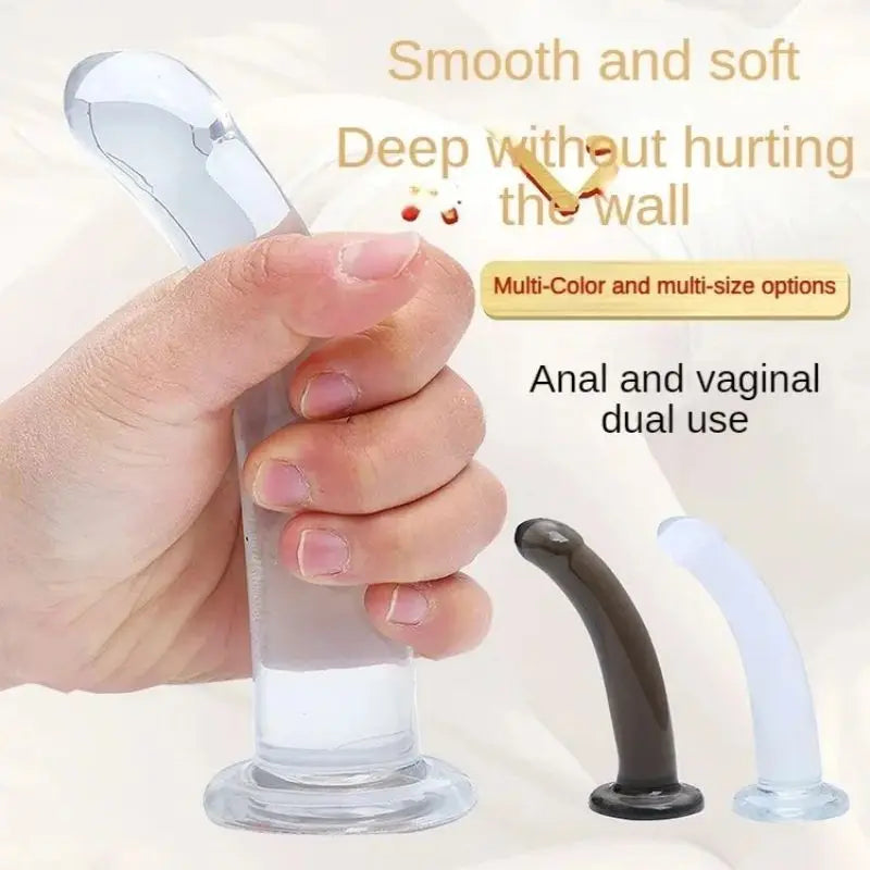 Anal Butt Plug Kit for Men & Women, Prostate Stimulator, Realistic Dildo with Suction Cup, Gay/Lesbian Sex Toys