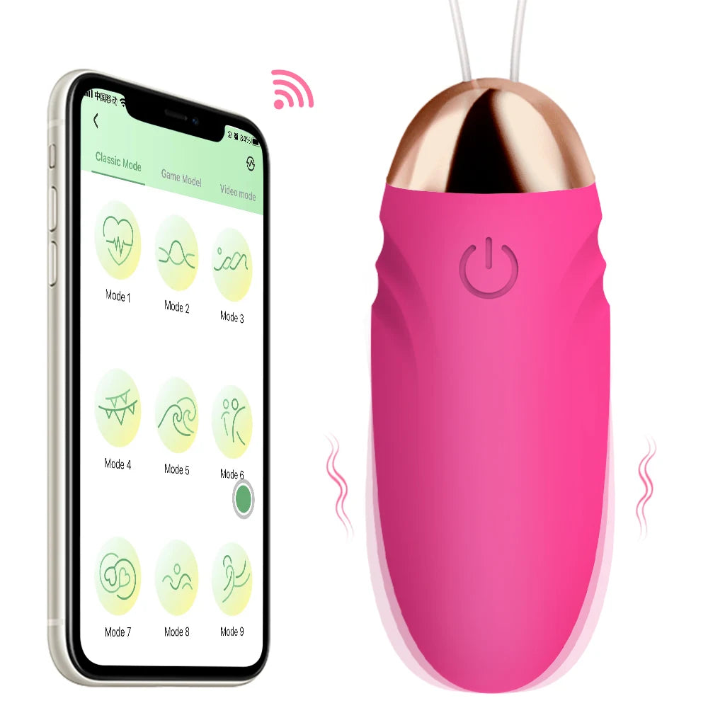 10 Speeds Wireless Remote Control Vibrating Sex Toys for Woman Eggs Clitoris Stimulator Vaginal Massage Ball G- Spot Vibrators
