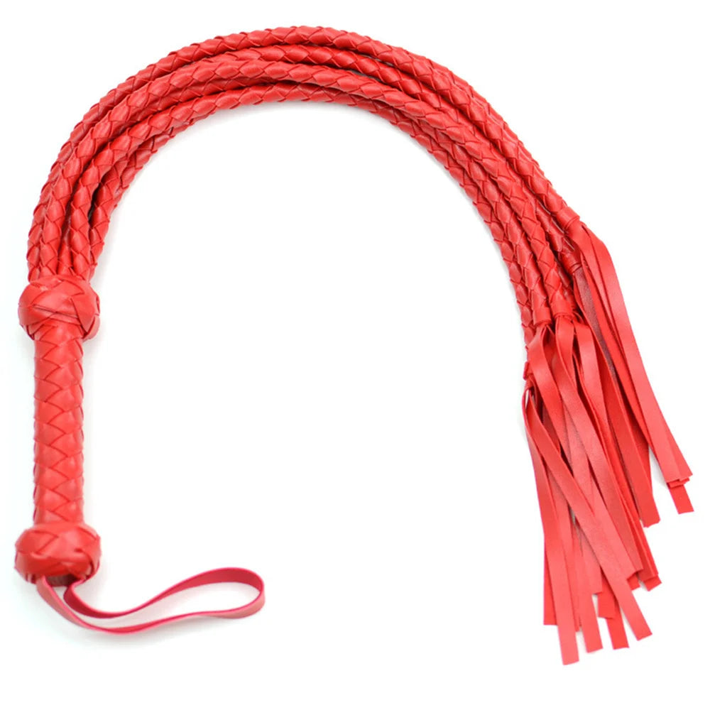 78CM Leather Sex Spanking Whip Bdsm Bondage Gay Fetish Horse Tassel Tails Lash Adult Flogger Flirt Erotic Toys for Couples Women
