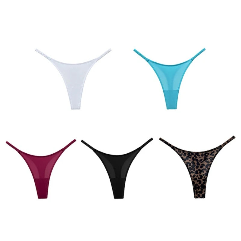 Lingerie Sexy G Strings Low-Rise Thong Panties Female Sexy Underwear Women Seamless Low Thongs Women Sexy Beach Style