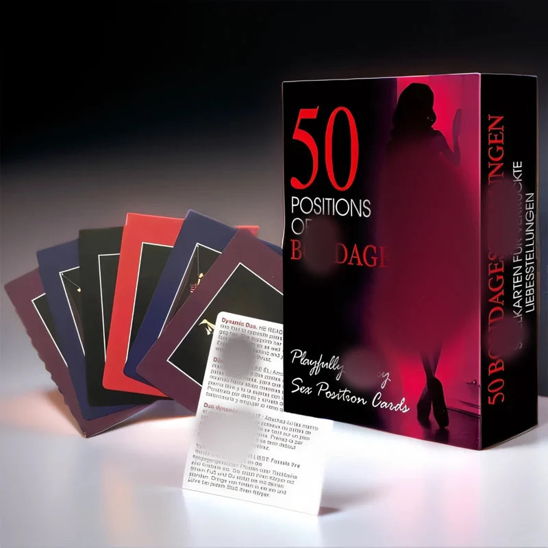 English & Spanish Sexual Position Cards Role Playing Adult Games Bedroom Commands Sex Toys For Couples 18+ Erotic Products