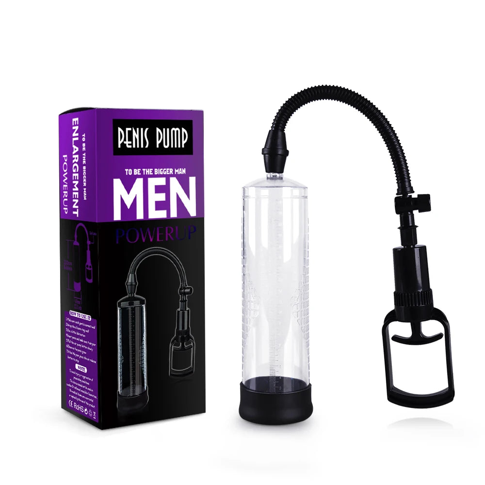 Penis Extender Pump Cock Enlargement Dick Trainer Male Masturbator Vacuum Pump Sex Toys for Men Adult Couples Sexy Products