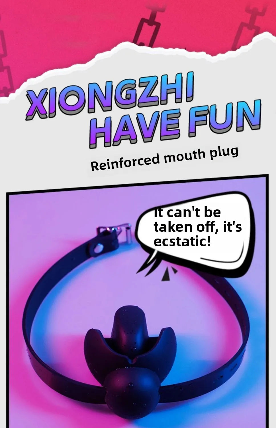 Bdsm Mouth Gag Bondage Mouth Belt Slave Ball Erotic Sex Toys for Woman Couples