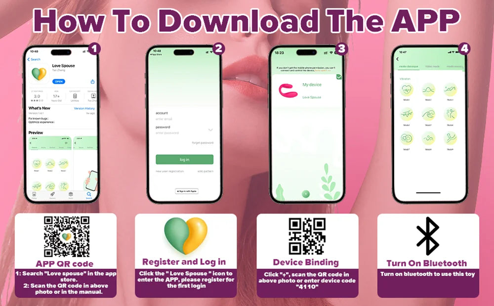 Sex Toys APP Vibrator Bluetooth Dildo Female for Women Wireless Remote Control Vibrators Wear Vibrating Love Egg Toy for Couple