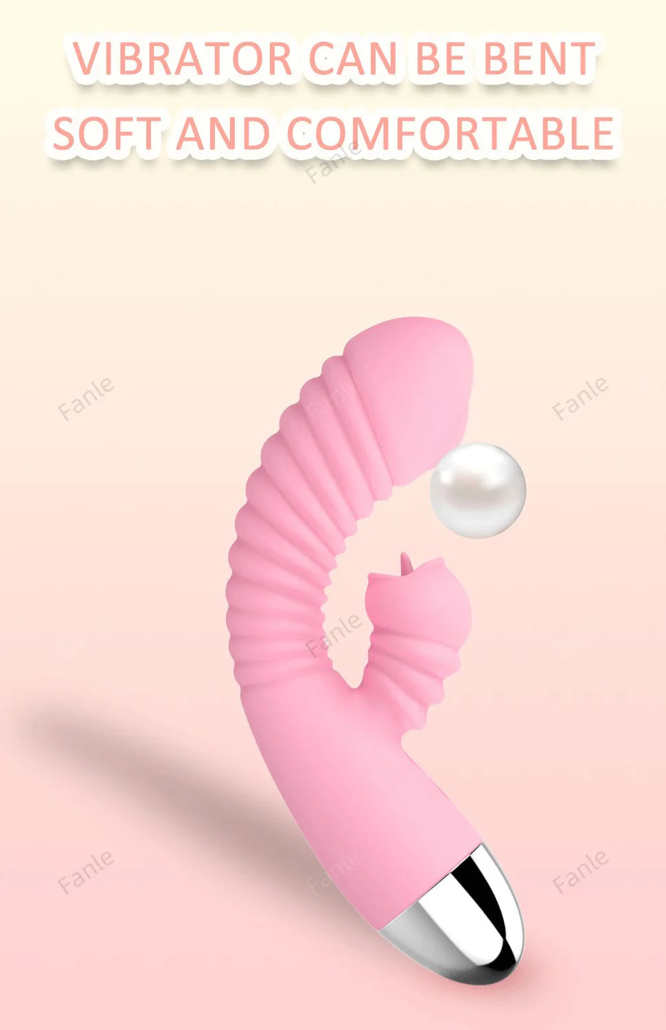 Vibrator For Women 2 In 1 Licking Machine Clitoris Stimulator G-Spot Powerful Vibro Dildo Wand Female Clit Sucker Adult Sex Toys