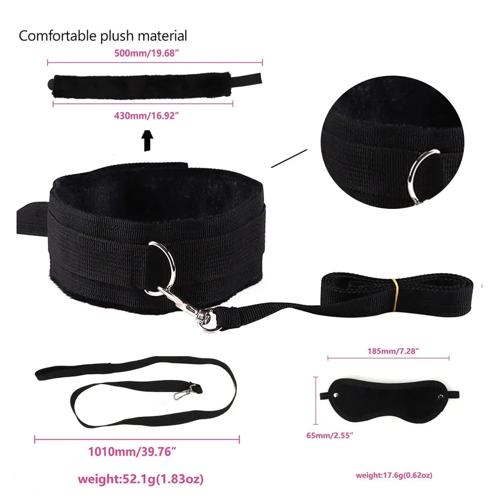 BDSM Sexual Couples Kit 1 Set 7Pcs Sex toys For Women Erotic Accessories Handcuffs Session Sex Game Adult Sexy Toys sexyshop 18+