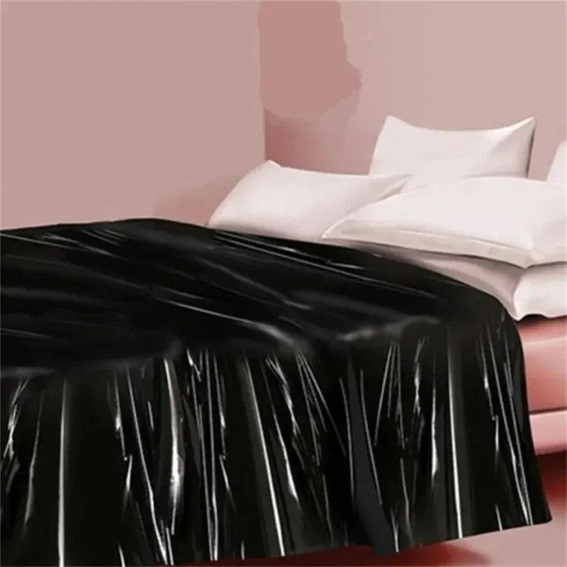 BDSM Lubricant Waterproof Adult Sex Bed Sheets Couple SM Slave Oil Massage Wax Resist Reusable Bed Cover Wetplay Sex Tool 2.1X2M