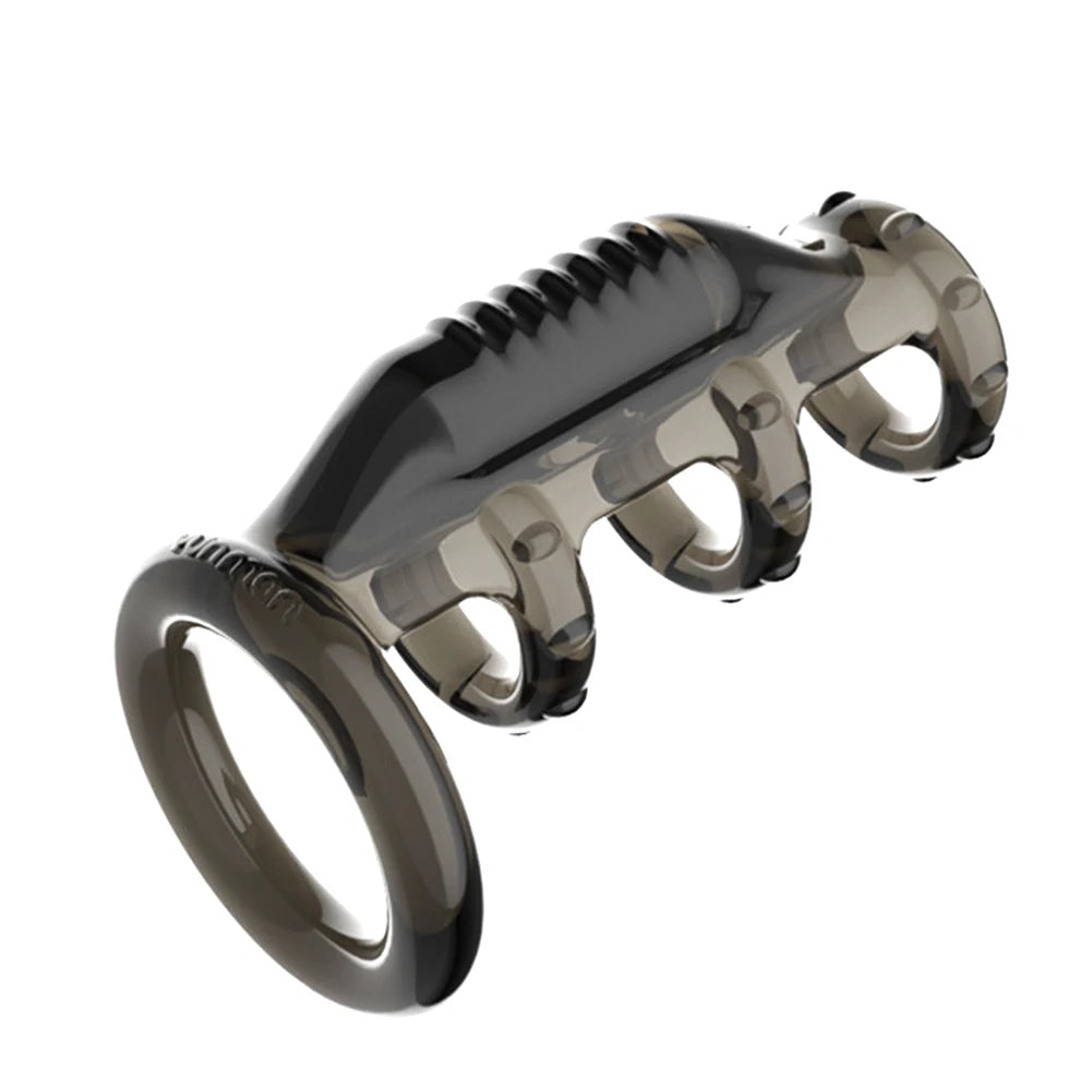 G Spot Stimulator Bullet Vibrator Cock Sleeve Penis Vibrating Ring Ejaculation Delay Strap on Dildo Enlargement Extender adult