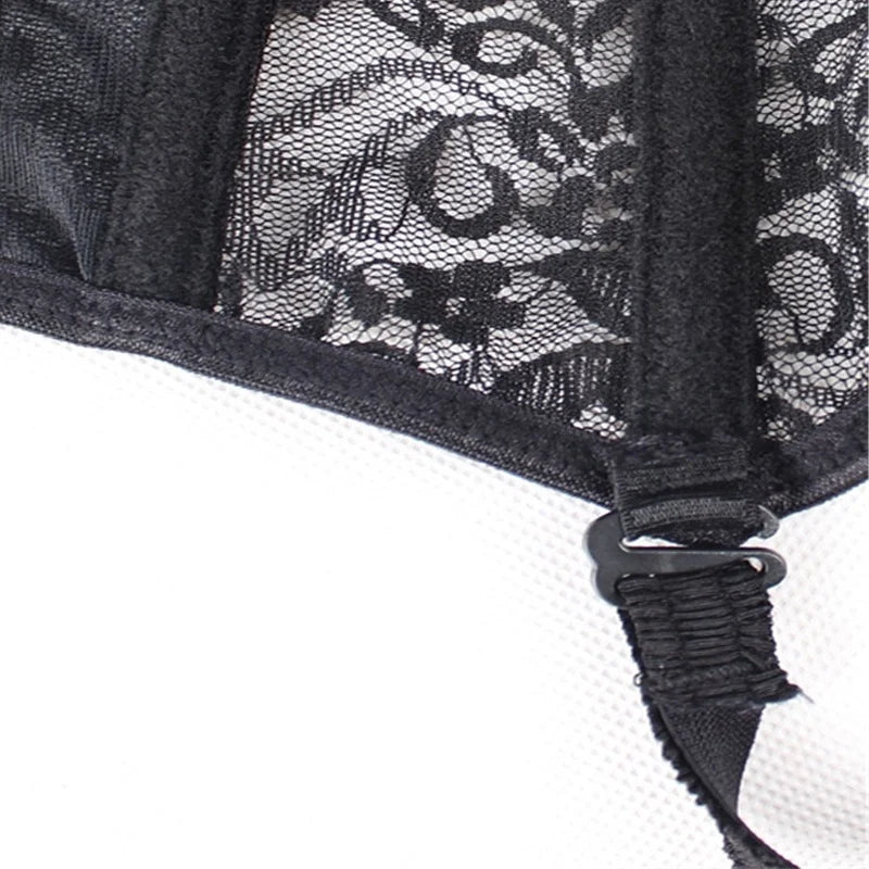 Corset Sexy Gothic Clothing Underbust Bustiers Lace Slimming Sheath Corsage Modeling Strap Waist Bodice for Women Plus Size