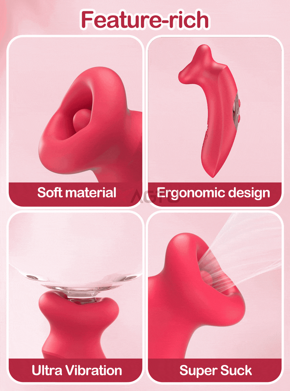 Sex Toys Sucking Vibrator Powerful Licking Clitoris Clit Sucker for Women Female Vacuum Sucker Nipples Stimulator Massager