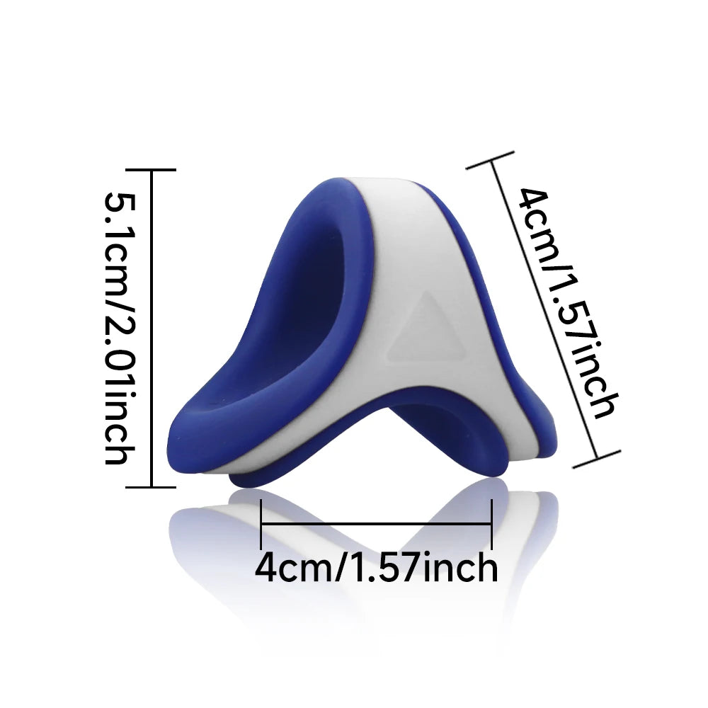 Men's Silicone Penis Ring Locking Cum Ring, Delayed Ejaculation, Men's Couples Sex Toys, Adult Sexy Toys, Sex Toys