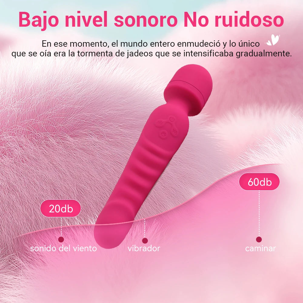 Powerful Vibrator Dildos Wand for Women Clitoris Stimulator G Spot Vibrator for Women Vagina Massager Adult Sex Toys for Woman