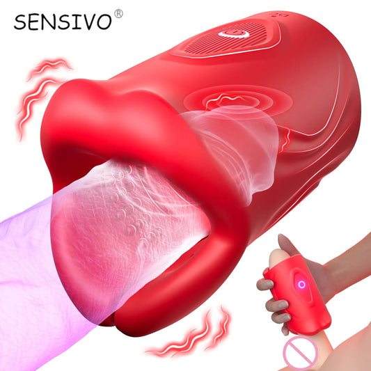 Male Masturbator Penis Training Vibrator Men Glans Massage Stimulator with 9 Vibration Delay Training Exerciser Adult Sex Toy 18