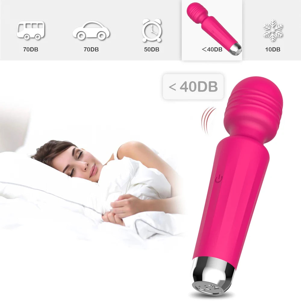 10 Modes Strong Vibration Mini Microphone Vibrator Usb Charging Handheld Body Massager Clitoris G-Spot Vibrators Women Sex Toys