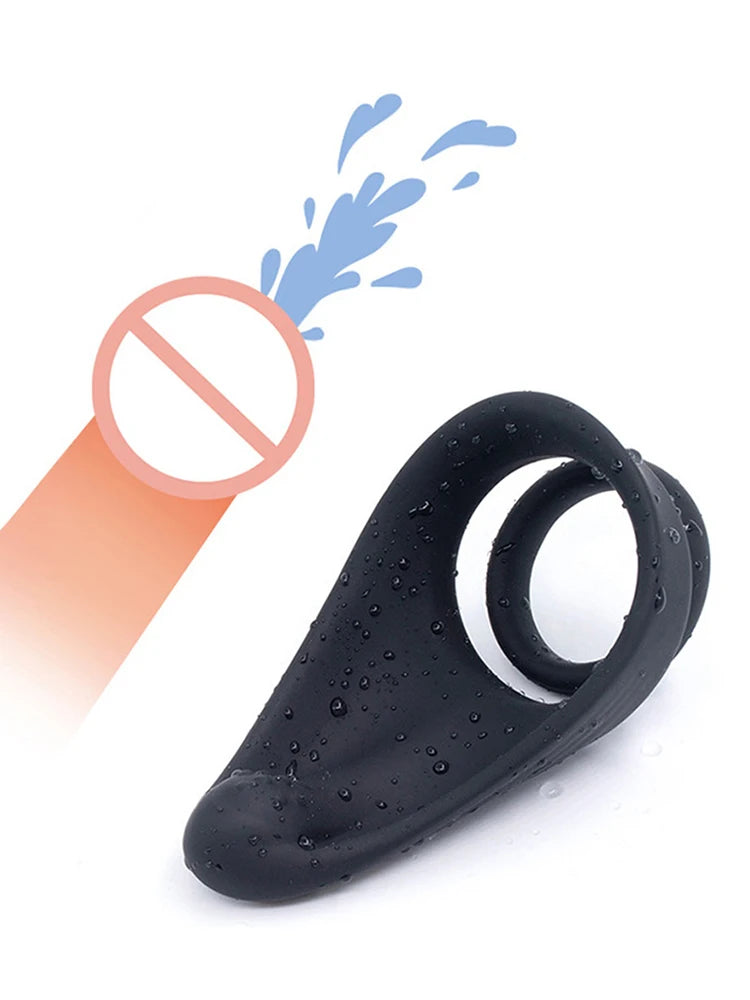 1pc Penis Ring Delay Ejaculation Adult Sex For Men Sex Toy Male Masturbator Silicone Cock Ring G Spot Massager Enhanced Erectile