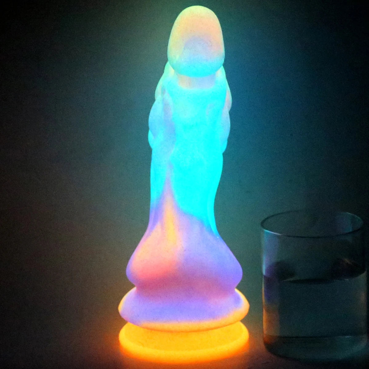 Colourful Glowing Dildo Sex Toys for Women Men Luminous Anal Plug Dick Penis Huge Dragon Monster Soft Big Butt Plug Adult Toy
