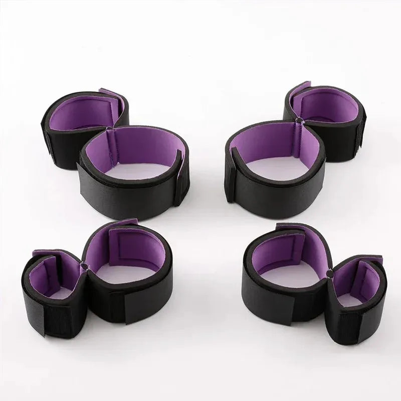 BDSM Bondage Set Adult Games Ankle Cuffs Sex Toys for Women Couples Slave in Bed SM Soft Strap Handcuffs Sex Shop