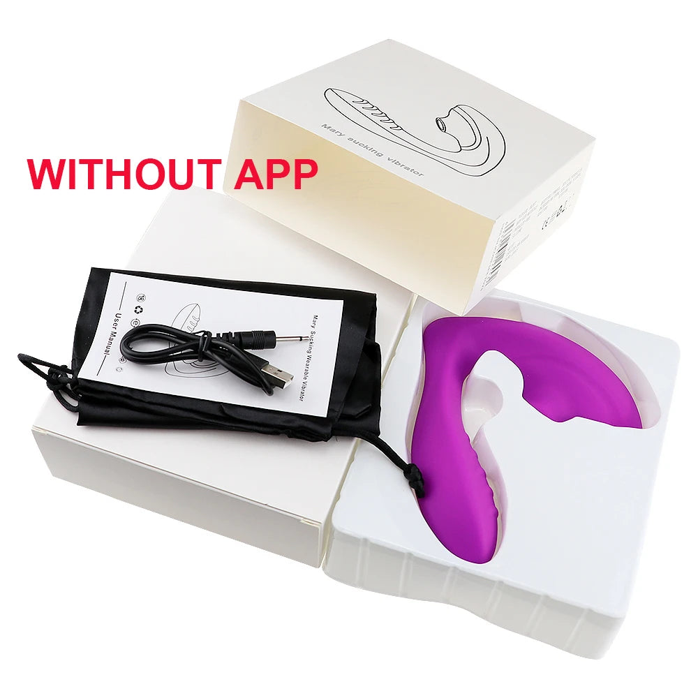 APP Controlled Vagina Sucking Vibrator 10 Speeds Vibrating Sucker Oral Sex Suction Clitoris Stimulator Erotic Sex Toys for Wome