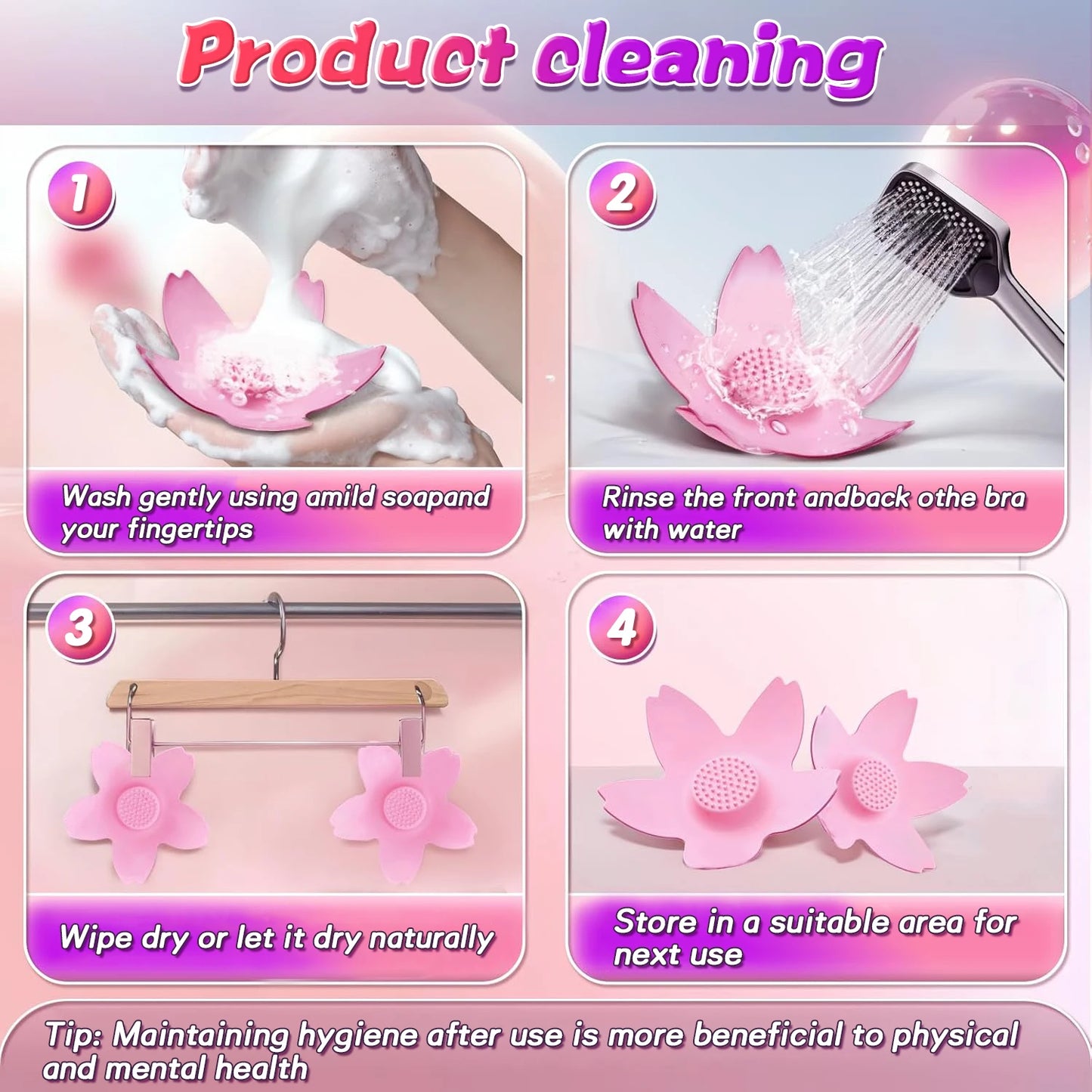 Remote Control Nipple Toys Vibrator Adult Sex Toys for Women Female Wearable Adjustable Nipple Massage Sex Toys Adult Products