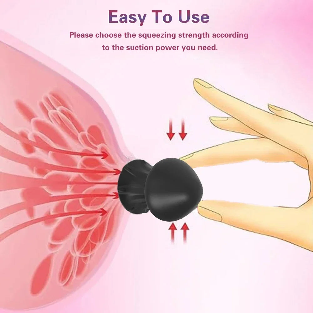 Nipple Sucker Clamps Sex Toys - Women’s Breast First Nipple Stimulator, Erotic Products Sexy Games, Adult Supplies Store