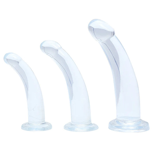 Body - Safe Artificial Dildo Anal Butt Plug Trainer, Graduated Sizes, Dual - Purpose for Unisex, Ideal for Women, Gays and Lesbi
