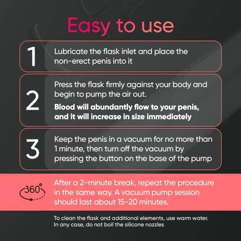 Male Penis Pump Manual Penis Enlarger Enhancement Erection SexToys For Man Vacuum Pump Big Dick Trainer Male Lasting Masturbator