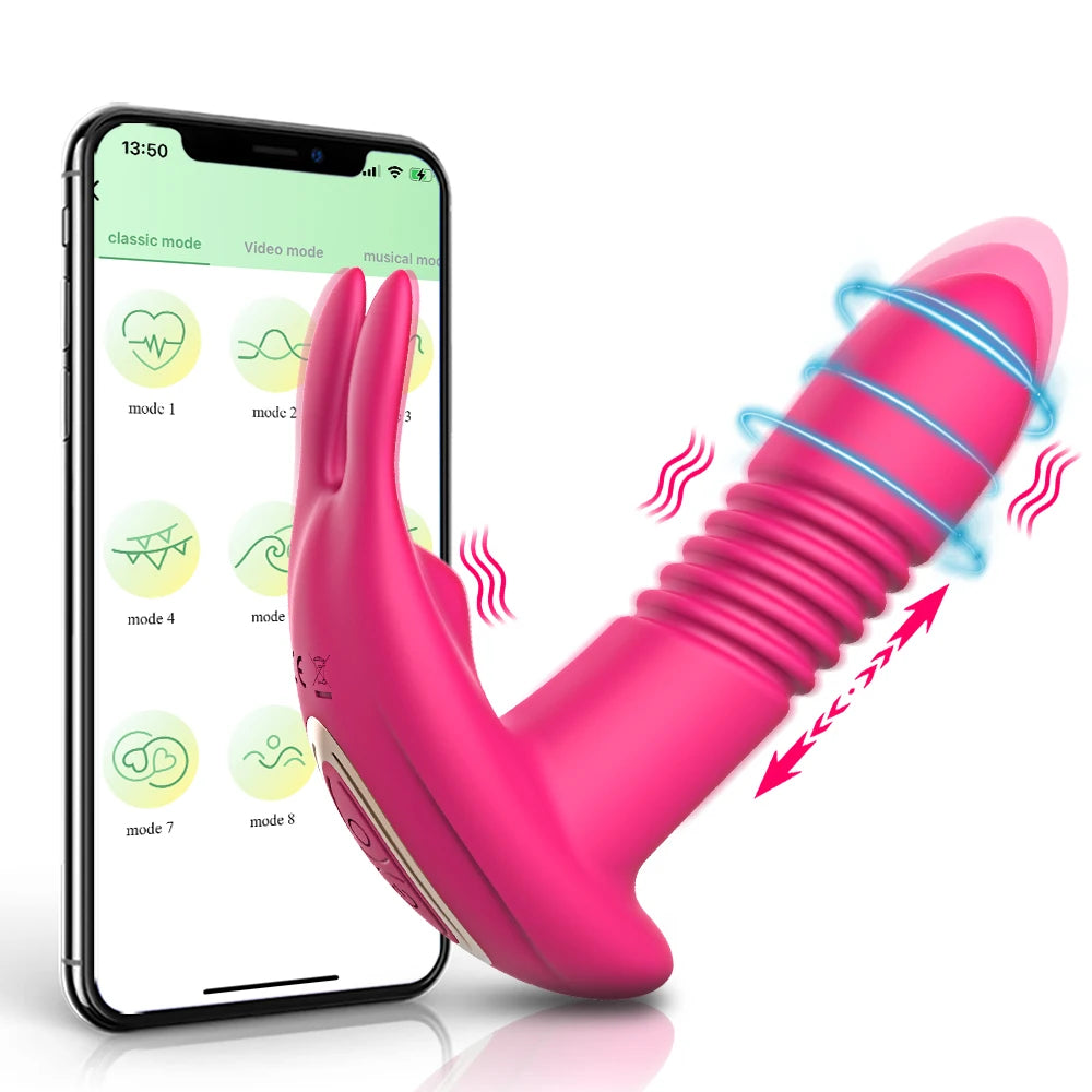 Wearable Dildo Sex Toys Vibrador Remote Control APP Panty Vibrator for Women Masturbator Vagina Massager Couples Adult Sex Toy