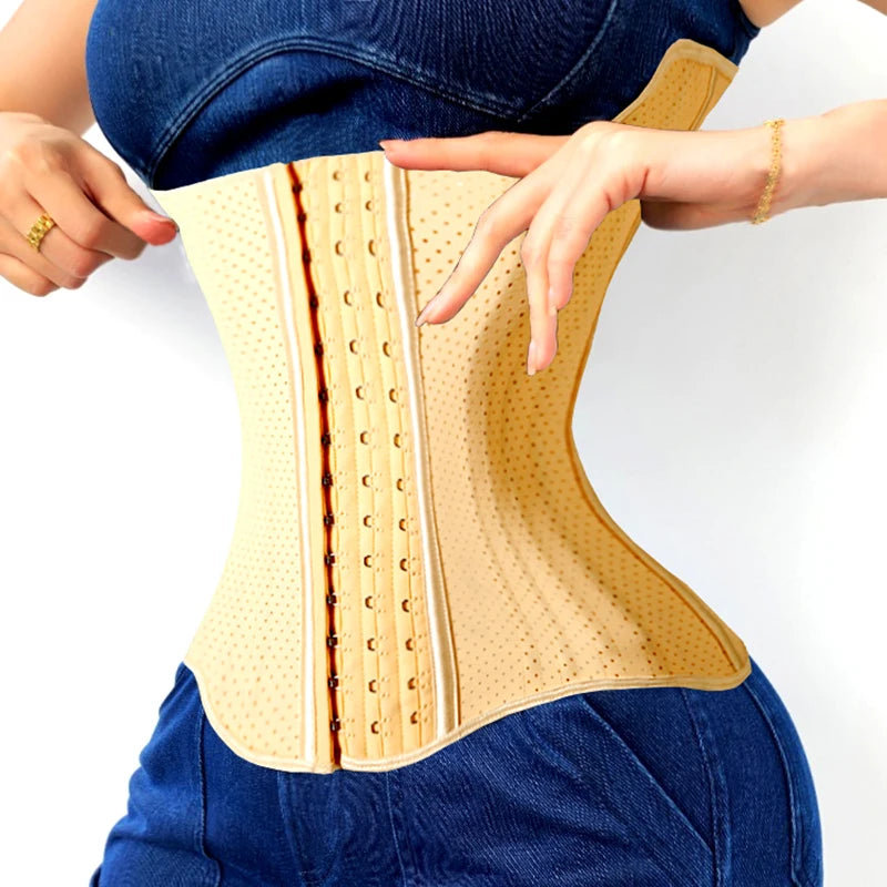 Slimming Sheath Latex Rubber Waist Trainer Cincher Corset Shapewear Belly Body Shaper Modeling Strap Fajas Colombian Girdle Belt