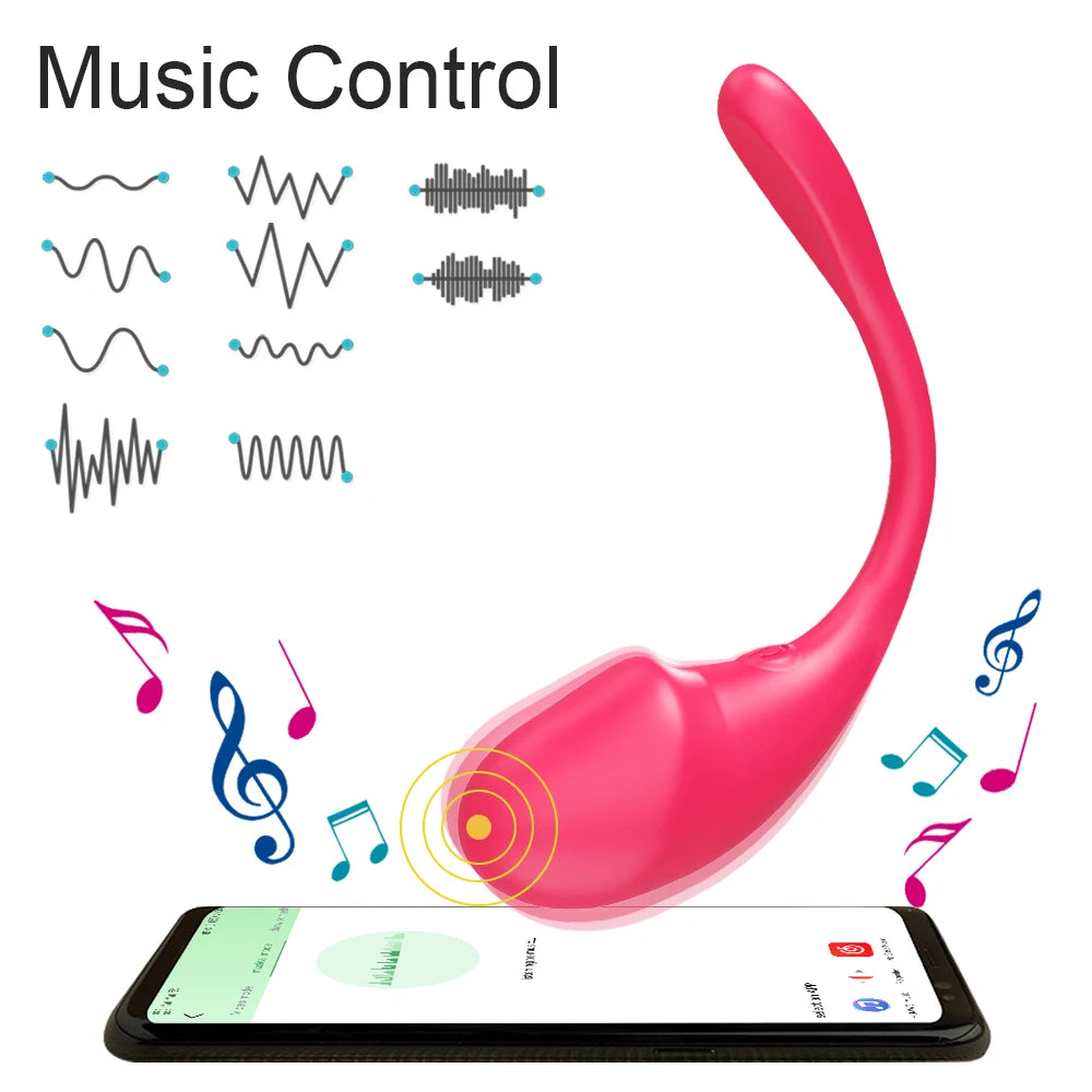APP Controlled Vaginal Vibrators G Spot Anal Vibrating Egg Massager Wearable Stimulator Adult Sex Toys for Women Couples