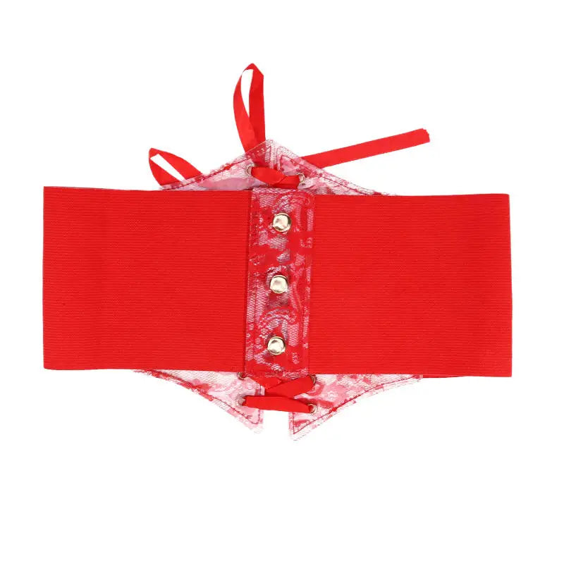 Fashionable Waistband Women's Lace-up Corset Belt, Retro Style For Ladies Suitable For Casual Wear And Special Occasions