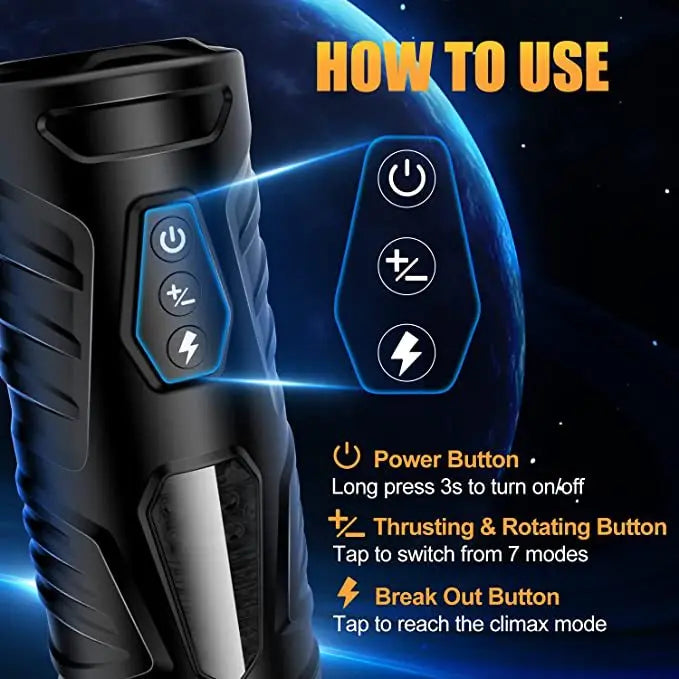 Automatic Telescoping Male Masturbator Cup Penis Pump Pocket Pussy with 9 in 1 Suction Vibrating Modes App Controll Sex Toy