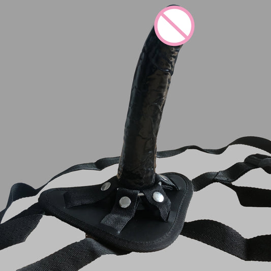 Strap On Realistic Dildo Pants For Woman Men Couples Strapon Dildo Panties For Lesbian Gay flesh black dildo strap on dildo