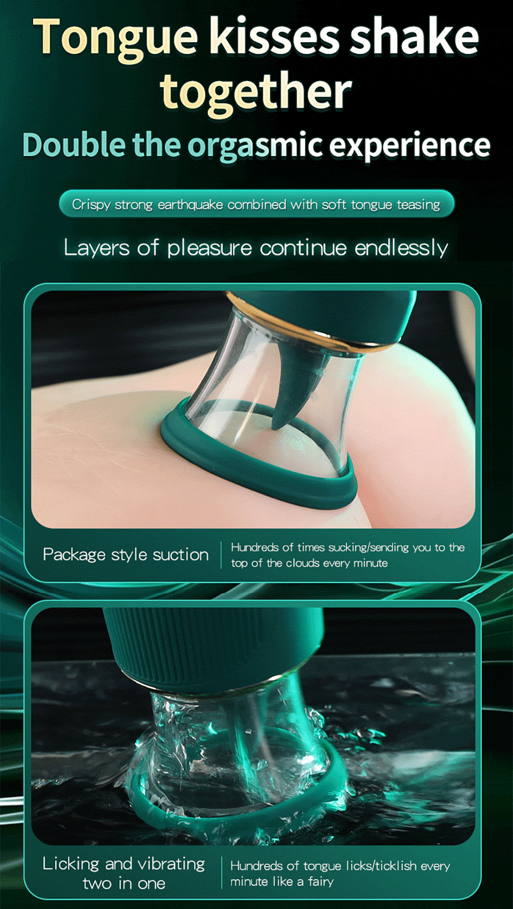 Tongue Sucking Licking Vibrator for Women Clitoris Vacuum Sucker Stimulator Oral Vagina Nipples Vibrating Female Adult Sex Toys