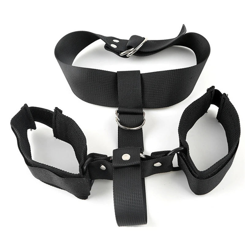 BDSM Bondage Slave Erotic Sexy Toys For Women Couples Leg Open Restraints Neck Handcuffs Ankle Cuff Straps Gags&muzzles Sex Shop