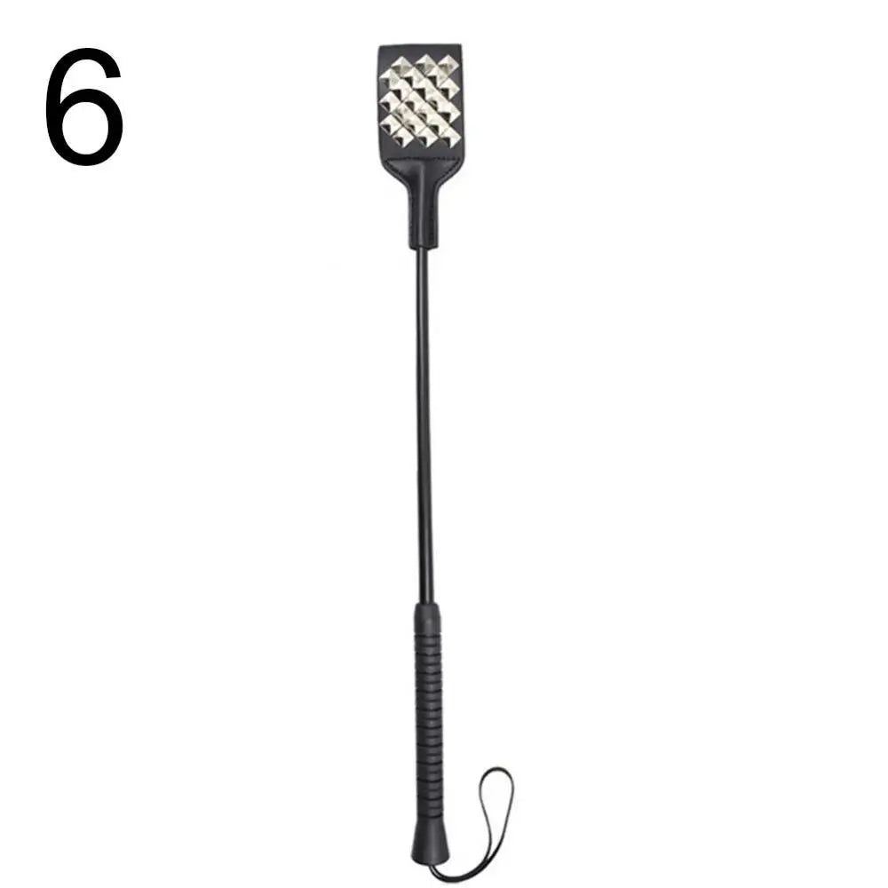 Sex Toys for Couples OLO 45CM SM Flirt Whip Bondage Leather Whips Fetish BDSM Long Horse Riding Spanking Flirt Flogger Games
