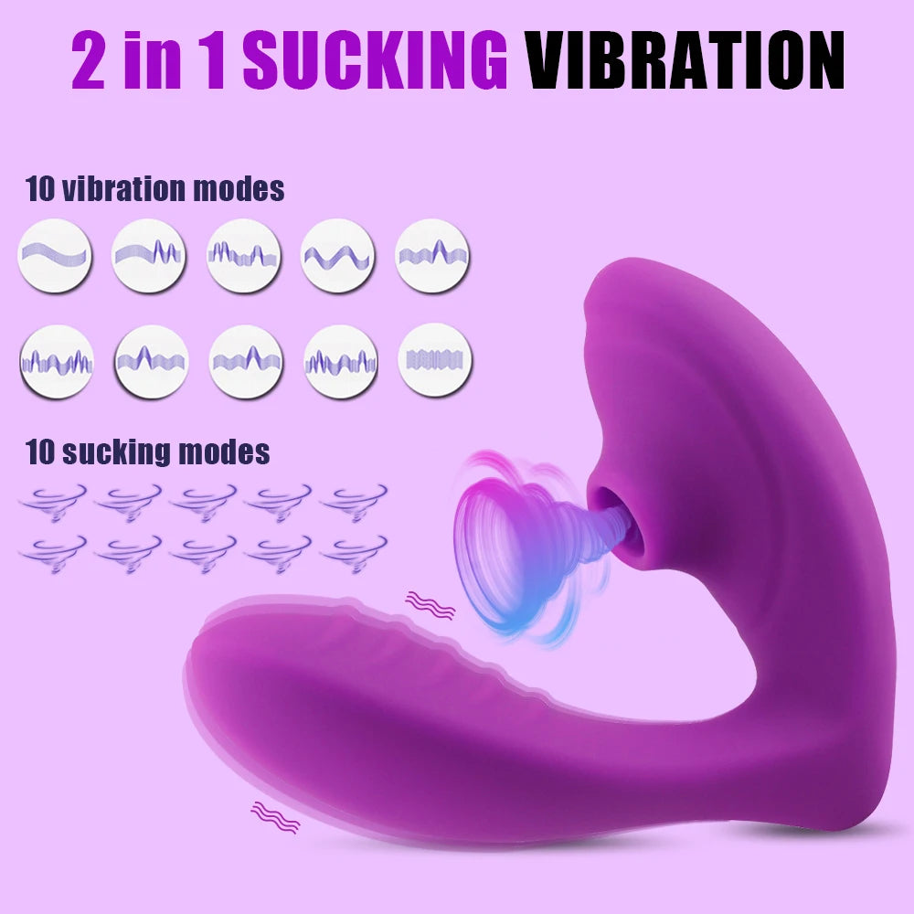 APP Controlled Vagina Sucking Vibrator 10 Speeds Vibrating Sucker Oral Sex Suction Clitoris Stimulator Erotic Sex Toys for Wome