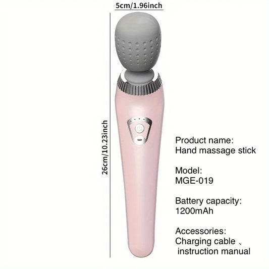 New Portable handheld massager USB rechargeable multifunctional full body massage gun relax neck back legs and waist masajeador