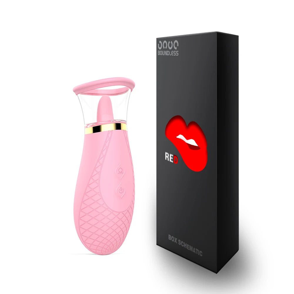 Woman nipples clitoris licker tongue vibrator orgasm vagina sucking massager stimulator female masturbator sex toys for couples