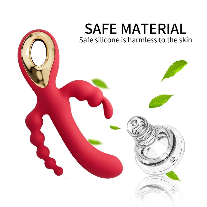 Vibrator Dildo G Spot with Female Stimulator Big Penis Anal Plug Adult Realistic Man Real Penis Sex Toys for Women 10 Modes