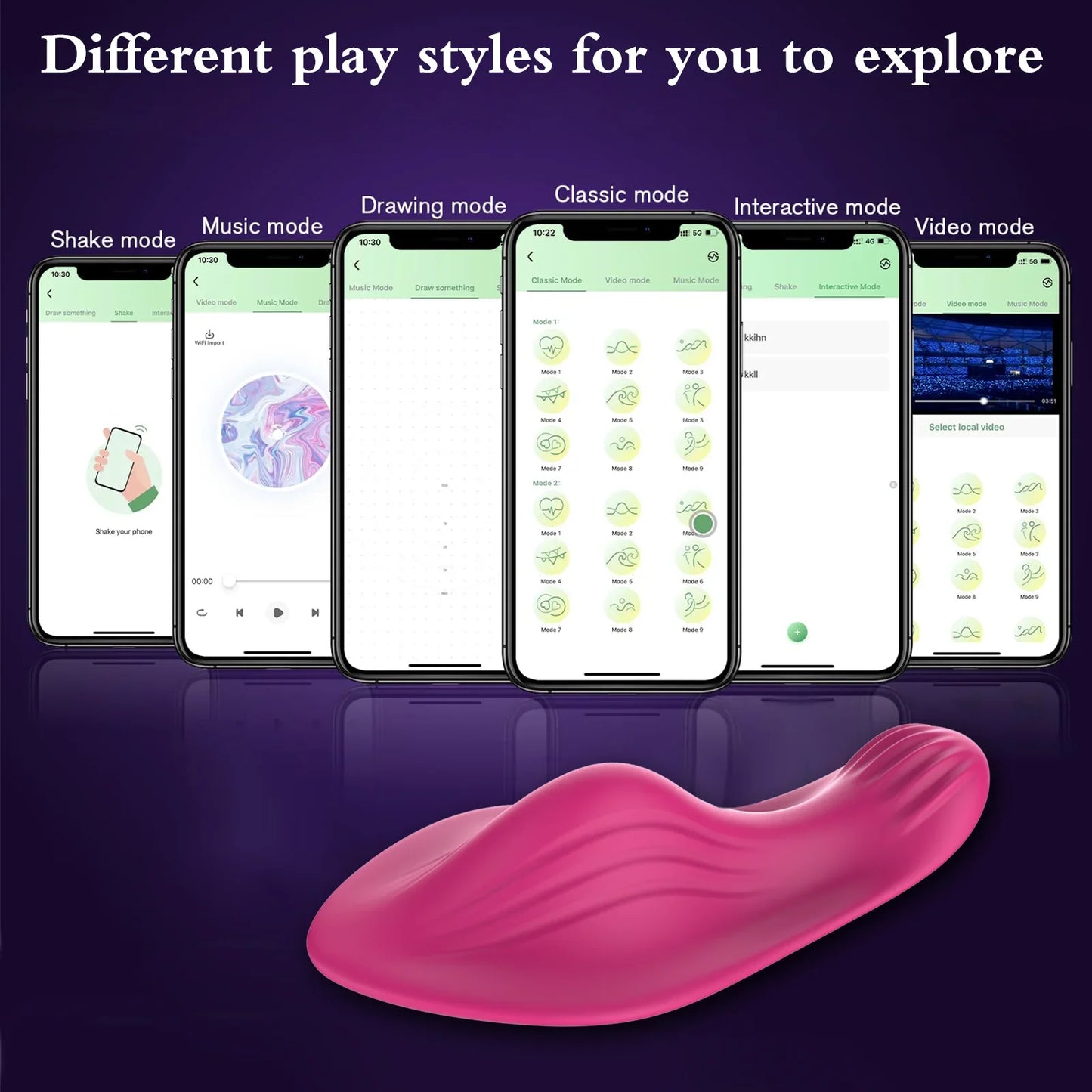 APP Control Clitoris Clit Stimulator Vibrator Women Wearable Vagina Massager Vibrator Female Masturbation Sex Toy for Adult