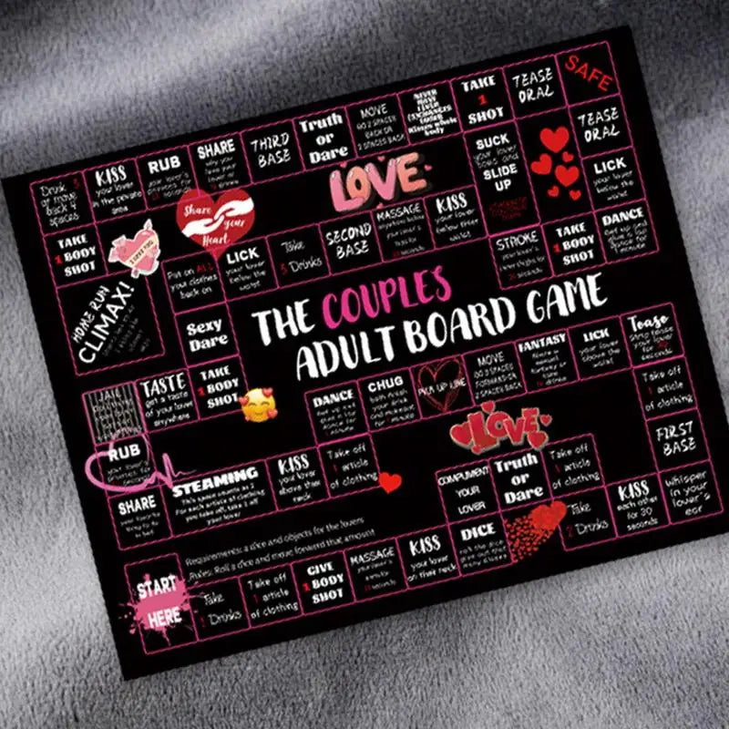 Couples Games For Adults Romantic Couples Board Adult Games Date Night Interactive Fun With With Dice For Husband & Wife