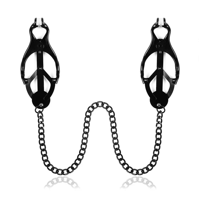 Women Exotic Accessories Fetish Bondage Metal Breast Clips Steel Clover Nipple Clamps Bdsm Adult Games Sex Toys Erotic Goods