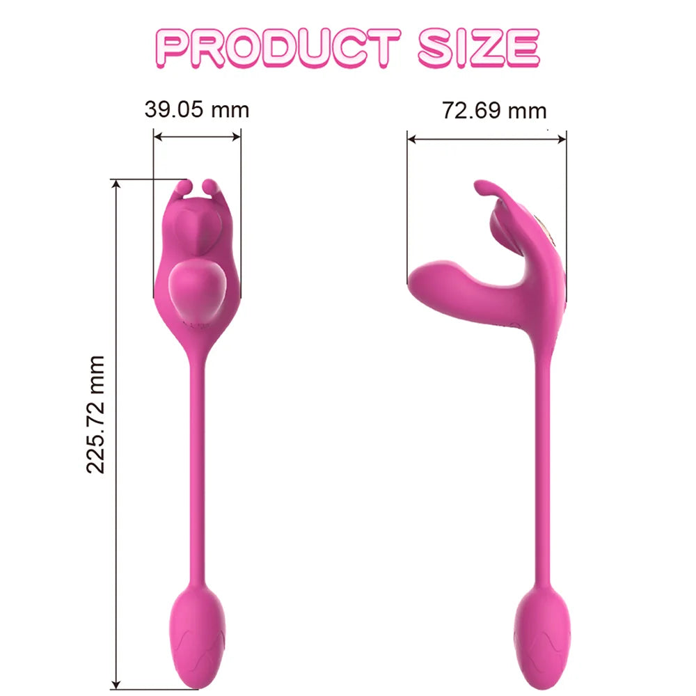 Clitoris Stimulator APP Control Adult Erotic Toys Wearable Vibrator G Spot Vagina Massager Butt Plug Sex Toy For Women