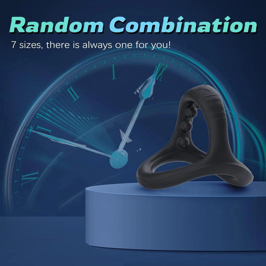 Cockring Penis Cock Ring on for Man Delay Ejaculation Sex Toys for Men Couple Expandable Dick Genital Rings Penisring Adults