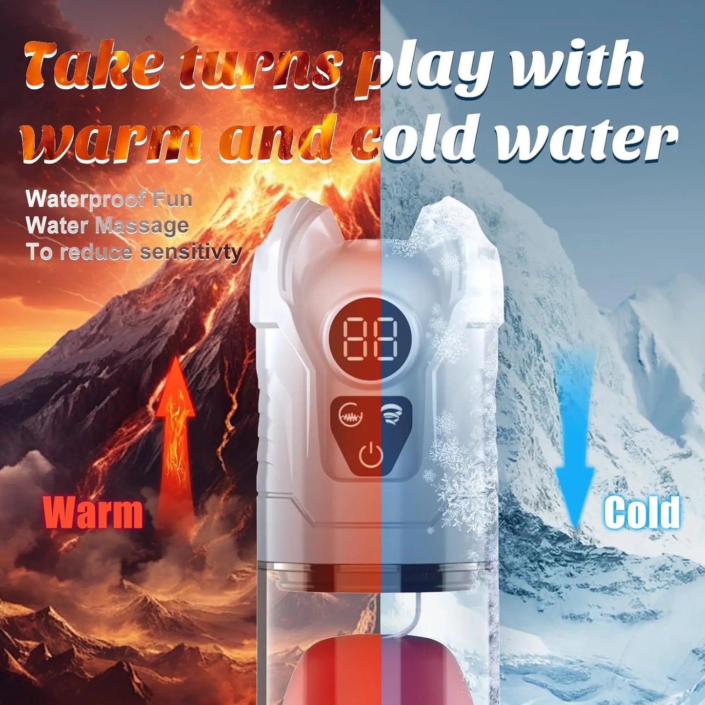 Electric Penis Pump with 5 Suction 6 Training Modes Automatic Male Masturbator LCD Pumps Enlargers Ault Sex Toys For Men