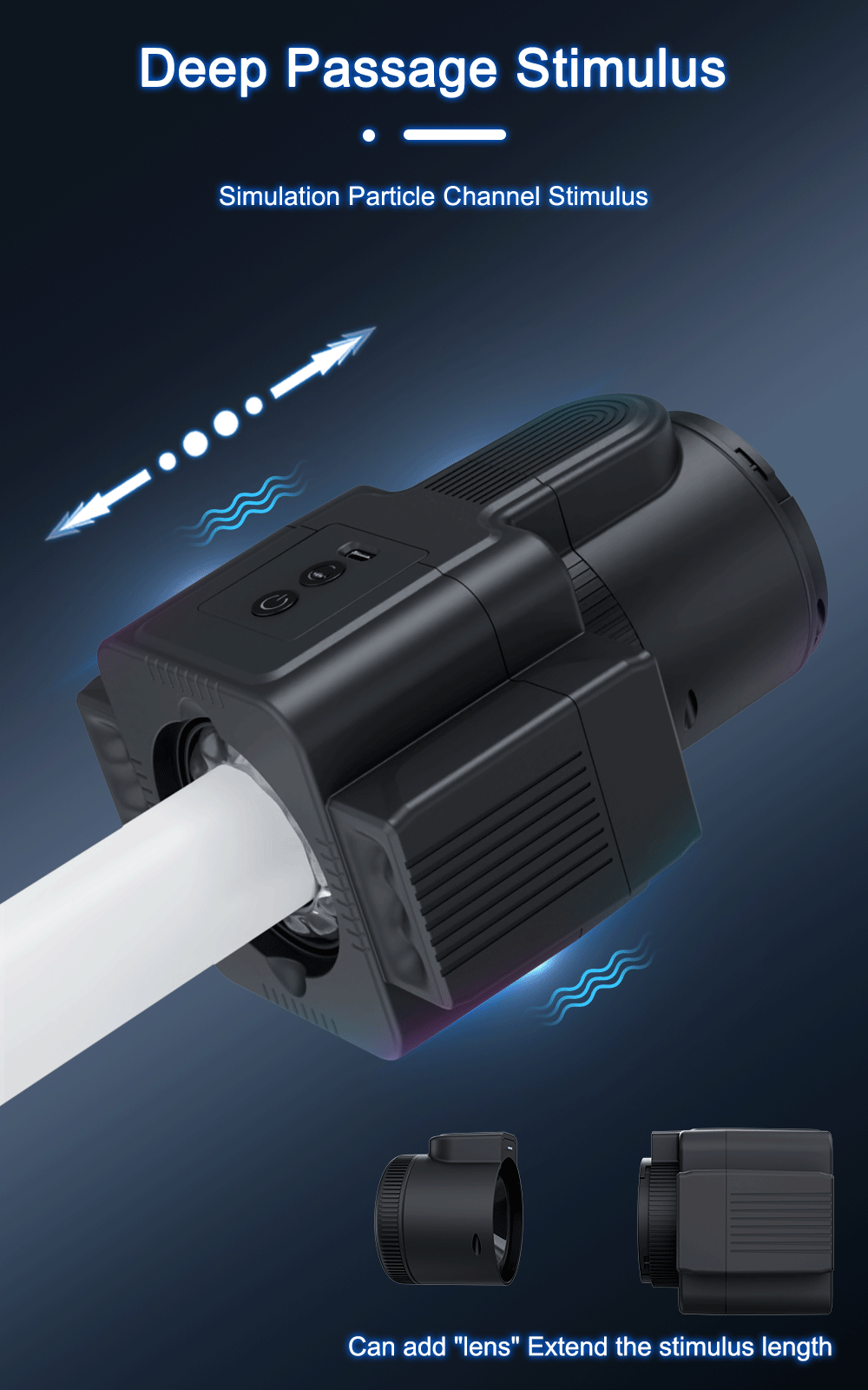 Automatic Masturbators Sex Toys for Men Male Masturbator Cup Thrusting Telescopic Masturbation Piston Open-ended Adult Equipment