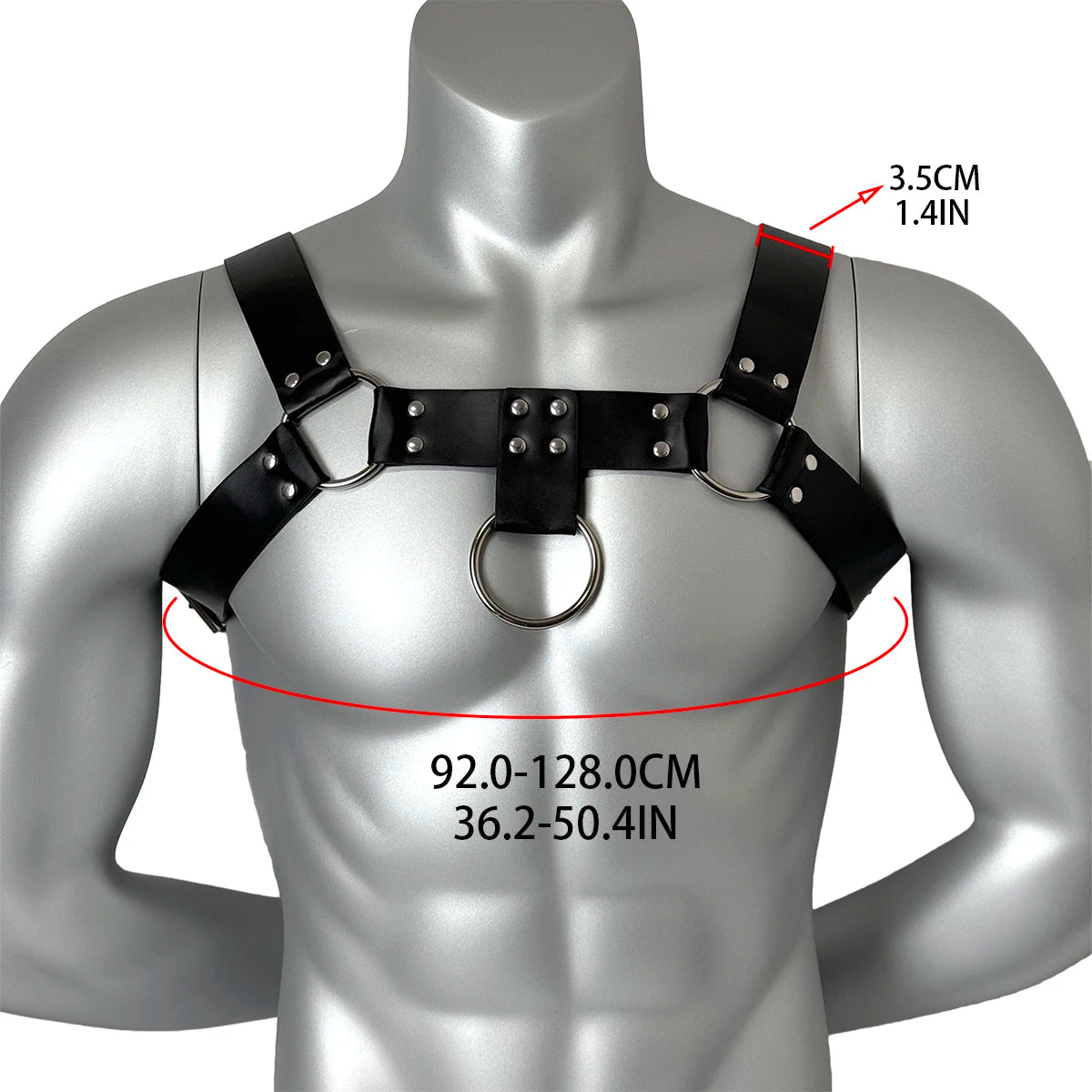 Men Sexy Bondage Lingerie Chest Belt Pu Leather Harness Belt Adjustable Bdsm Gay Party Fetish Costume Exotic Sex Accessories